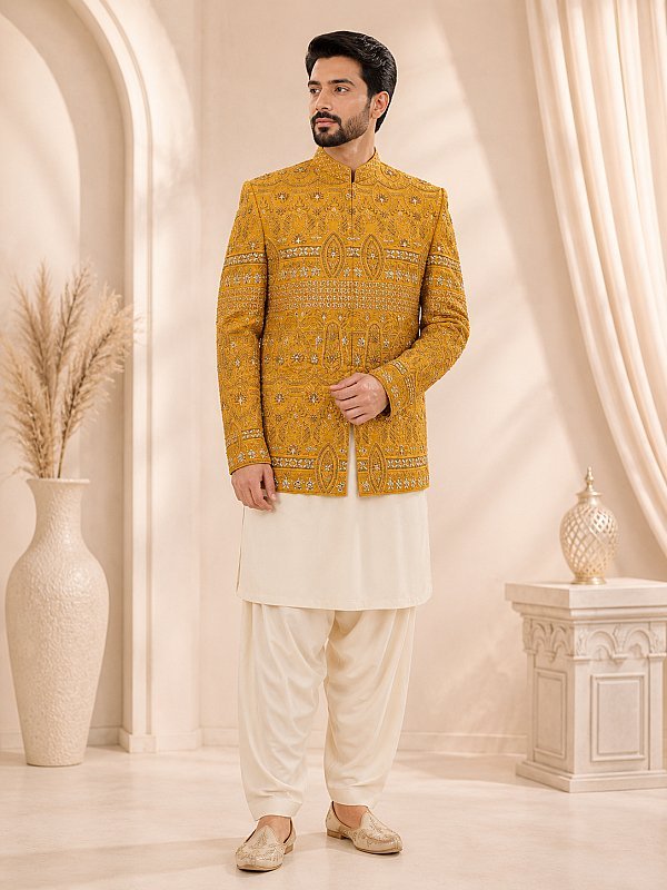 Prince Coat With Shalwar Kameez