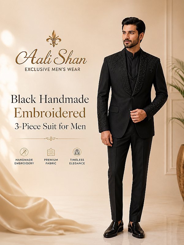 Black 3 Piece Suit