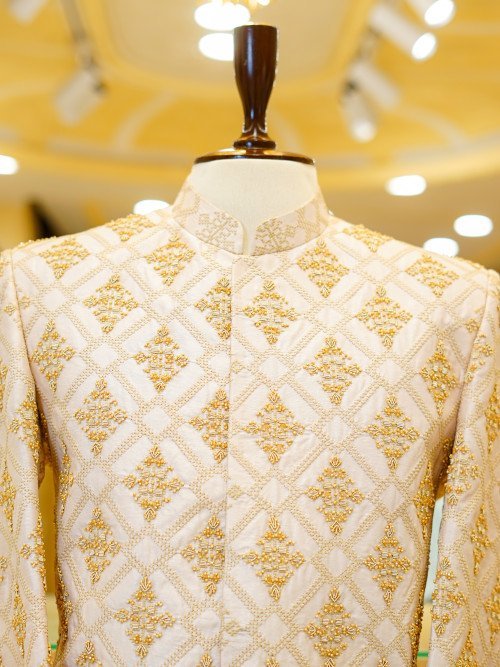 Handmade Embroidered Prince Coat – Artisan Craftsmanship & Royal Style
