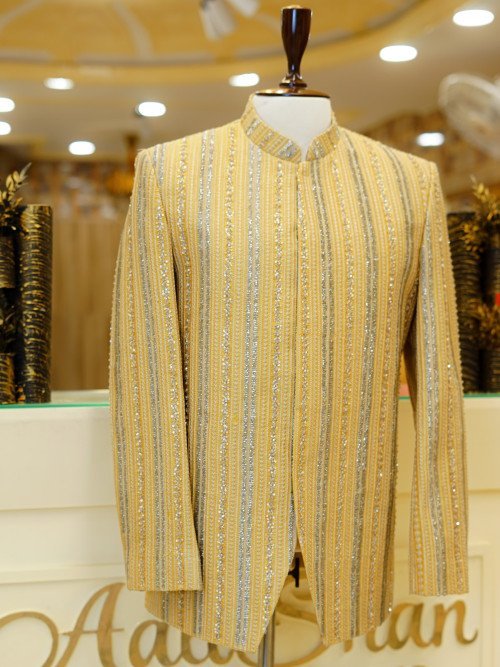 Prince Coat for Mehndi & Party Wear – Vibrant Style with Traditional Flair