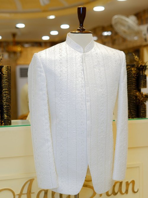 White Prince Coat for Men – Timeless Elegance & Royal Style