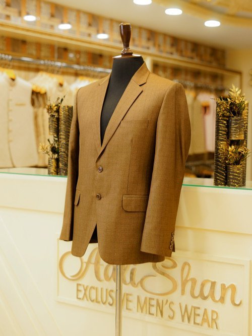 Mustard In Check 3-Piece Suit for Men – Bold & Contemporary Charm