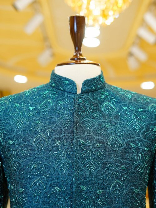 Royal Zink Prince Coat for Men with Matching Formal Shoes – A Stylish Statement for Weddings and Festive Occasions