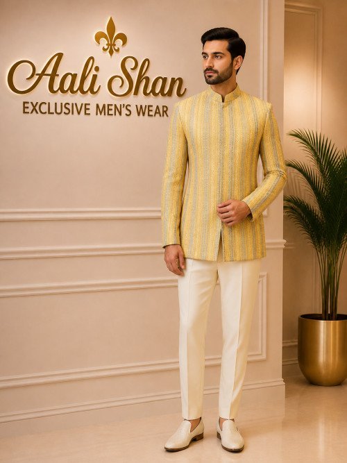 Prince Coat for Mehndi & Party Wear – Vibrant Style with Traditional Flair
