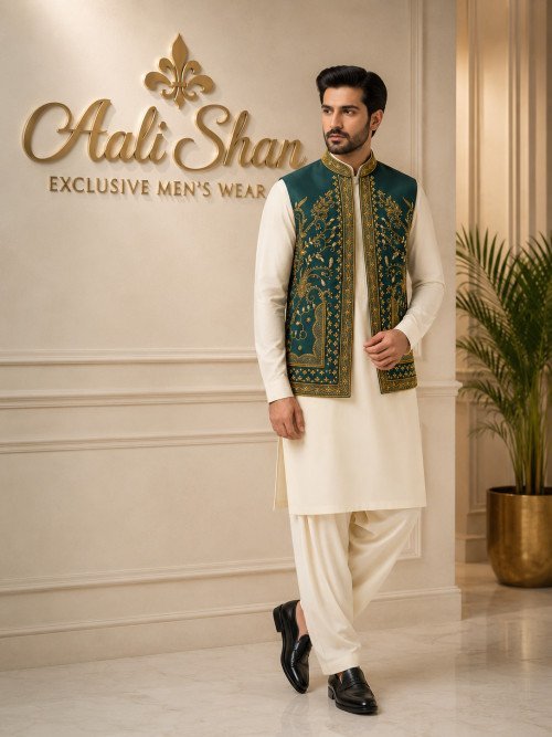 Embroidered Premium Quality Waistcoat